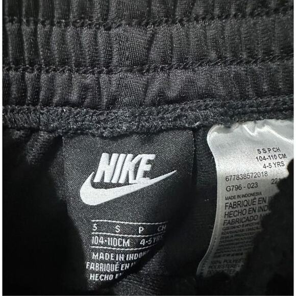 Nike Boys Athletic Pants - Size 5 - Black with Red Stripes - EUC - Picture 2 of 3